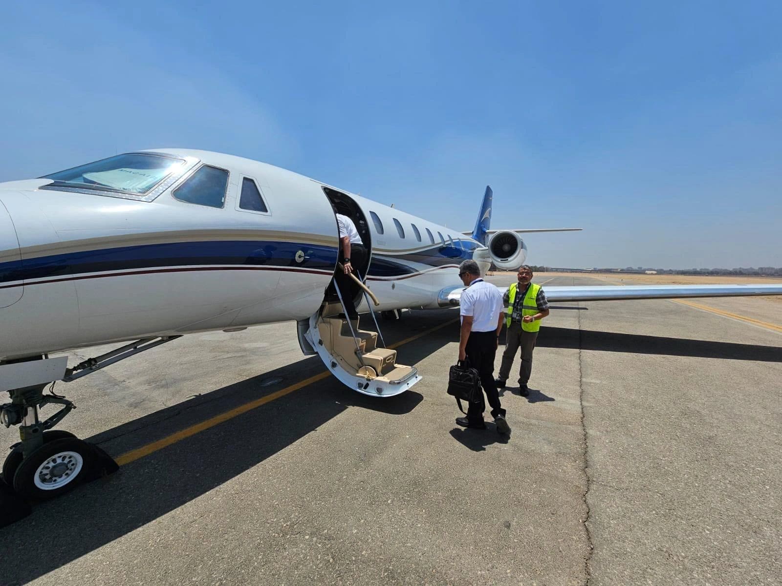 Jet Co private jet exterior